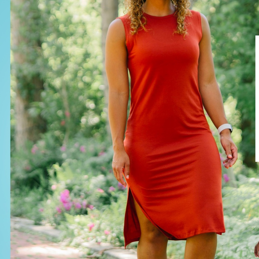 ZYIA Burnt Orange Dress